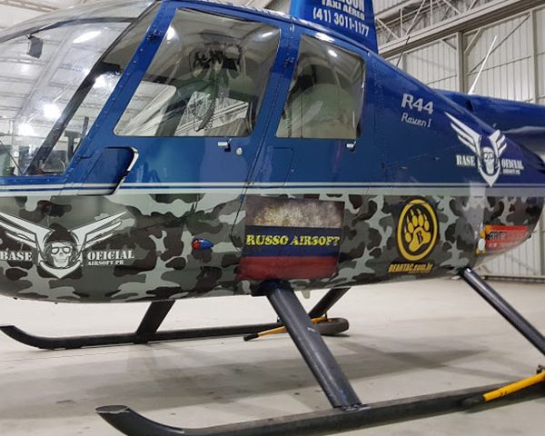 Personalização de Veículos Helicóptero